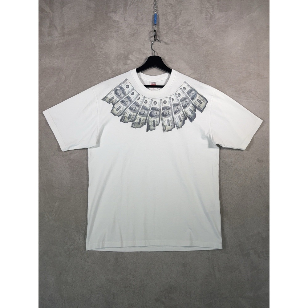 Supreme‎ x MM6 Maison Margiela Money S/S Shirt Mens Size Medium White Skateboard